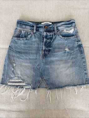 Pistola Distressed Denim Mini